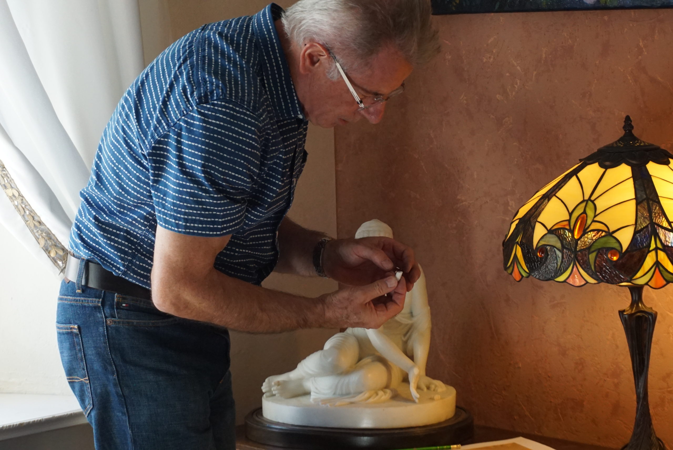 Essayage du pouce reconstruit